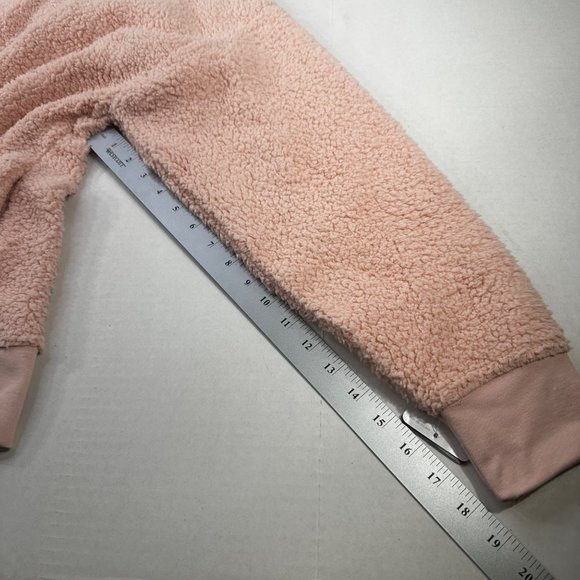 Champion C9 Women's Size Medium Jacket Hooded Sherpa Full Zip Closure Pink New - Picture 12 of 16